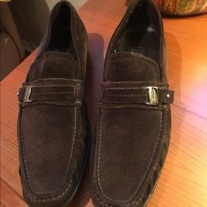 Ferragamo brown suede size 11